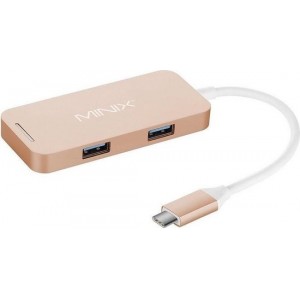 MINIX NEO C Mini USB Type C USB Type C + 2 x USB 3.0 + HDMI Goud