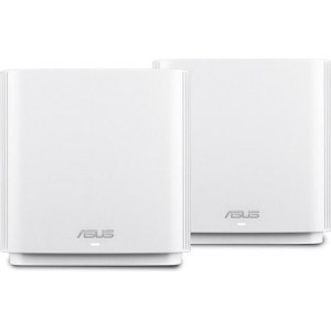 ASUS ZenWifi CT8 - Multiroom wifi systeem / Duo Pack / Router + Satelliet Wit