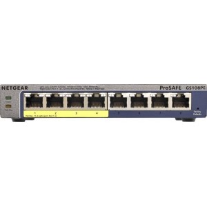 Netgear ProSafe GS108PE - Netwerk Switch - v3 - Smart managed