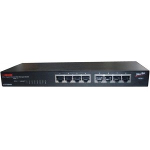 Switch Longshine 8x GE GS8408 Web Smart SNMP (Fanless)