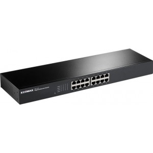 Edimax netwerk-411,416 16-Port Gigabit Rack-mount Switch