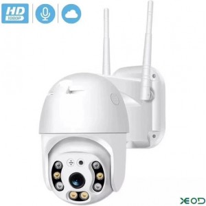 1080P WiFi Beveilingscamera met Bewegingsdetectie - Bewakingscamera - Babyfoon met Camera - Smart Home – IP66