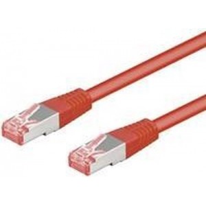 Goobay CAT 6-1000 SSTP PIMF Red 10m netwerkkabel Rood