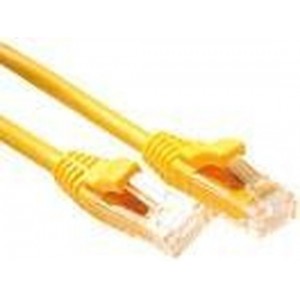 ACT UTP Cat5E 1.0m netwerkkabel 1 m Geel