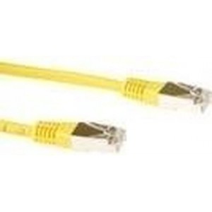 ACT Patchcord SSTP Category 6 PIMF, Yellow 25.00M 25m Geel netwerkkabel