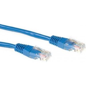 ACT IB5600 - Cat 5 UTP-kabel - RJ45 - 0.5 m - Blauw