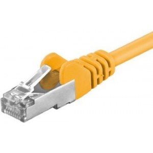 Goobay CAT 5-1500 FTP Yellow 15m netwerkkabel Geel