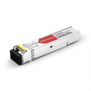 Cisco GLC-BX-10D Compatible 1000BASE-BX BiDi SFP 1550nm-TX/1310nm-RX 10km DOM Transceiver Module