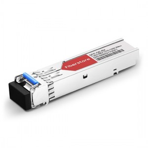 Cisco GLC-BX-20U Compatible 1000BASE-BX BiDi SFP 1310nm-TX/1550nm-RX 20km DOM Transceiver Module