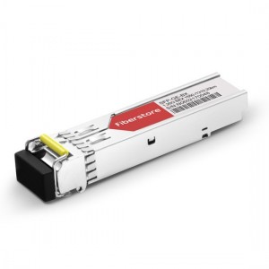 Cisco GLC-BX-20D Compatible 1000BASE-BX BiDi SFP 1550nm-TX/1310nm-RX 20km DOM Transceiver Module