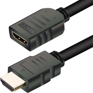 HDMI-verlengkabel male naar female HD TV 0.5m 3D 1.4v