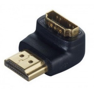 HDMI female naar HDMI male 90 graden - HDMI vrouwelijk naar HDMI mannelijk 90 graden