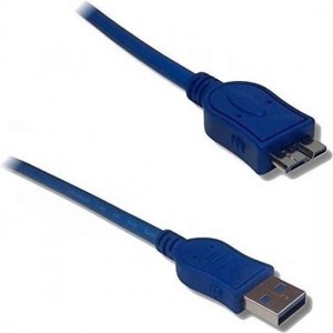 Lineaire PCUSB316C USB-kabel 1,8 m 2.0 USB A USB B Blauw