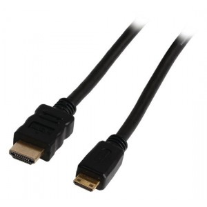 Valueline High Speed HDMI-kabel met ethernet HDMI-connector - HDMI mini-connector 3,00 m zwart