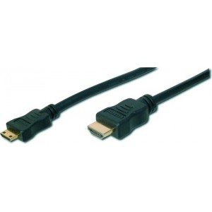 ASSMANN Electronic AK-330106-030-S HDMI kabel 3 m HDMI Type A (Standaard) HDMI Type C (Mini) Zwart