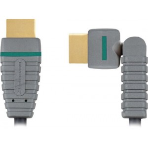 Bandridge HDMI 1.4 High Speed with Ethernet kabel met roteerbare connector - 3 meter