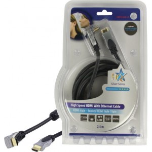 HQ 2.5m HDMI M/M HDMI kabel 2,5 m HDMI Type A (Standaard) Grijs