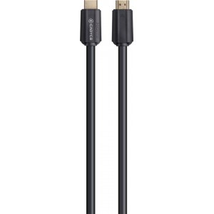 Cadyce High Speed HDMI kabel | 4K, 3D en Full HD | Ethernet | 24K Goud Geplateerd | 15 meter | Zwart