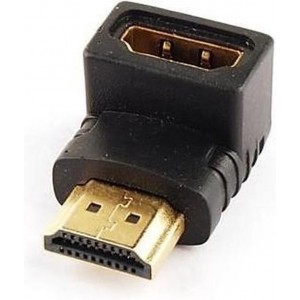 HDMI Male naar HDMI Female met Haakse Connector (Hoek omlaag)