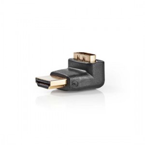 Nedis HDMI-Connector 270ø Haaks HDMI-Connector-HDMI F BK