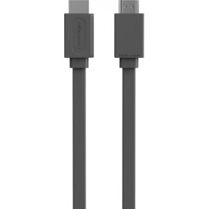 Allocacoc HDMIcable Flat 5m cable GREY HDMI kabel HDMI Type A (Standaard) 2 x HDMI Type A (Standard) Grijs