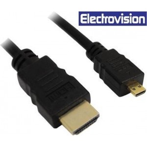 Electrovision Micro HDMI naar HDMI 1.4 - 1 meter