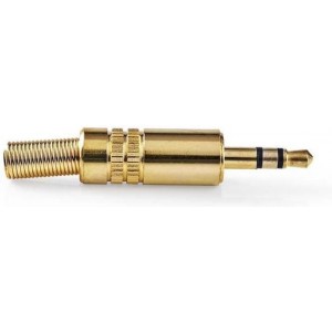 Nedis CAVC22900GD kabel-connector 3.5mm M Goud