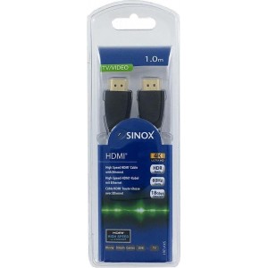 Sinox HDMI kabel - versie 2.0b (4K 60Hz HDR) - 1 meter