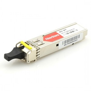 Brocade E1MG-100BXD Compatible 100BASE-BX-D BiDi SFP 1550nm-TX/1310nm-RX 10km Transceiver Module