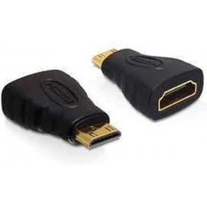 Verloopstekker, HDMI A Contra Female - Mini HDMI C Male