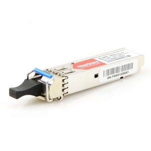 Brocade E1MG-100BXU-OM Compatible 100BASE-BX-U BiDi SFP 1310nm-TX/1550nm-RX 10km DOM Transceiver Module