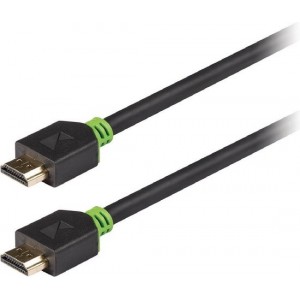 König High Speed HDMI-kabel met Ethernet HDMI-connector - HDMI-connector 2,00 m grijs