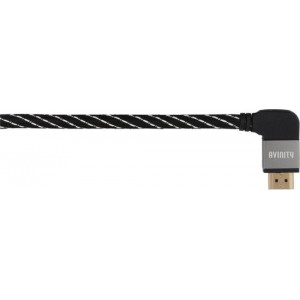 Avinity High-speed HDMI-kabel St. - St. 90° Stof Verguld Ethernet 3,0 M