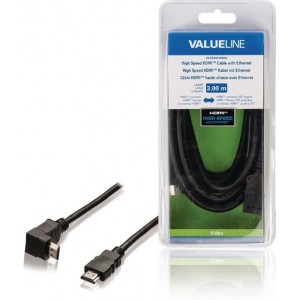 Valueline VLVB34210B30 High Speed Hdmi-kabel met Ethernet Hdmi-connector - Hdmi-connector 270