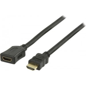 Valueline VGVP34090B50 High Speed Hdmi Kabel Met Ethernet Hdmi-connector - Hdmi Female 5 M Zwart