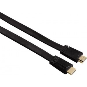 Hama High Speed Hdmi Kabel Ethernet Flat 1.5M, 3 Ster