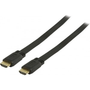 Valueline Vgvp34100b75 Platte High Speed Hdmi Kabel met Ethernet Hdmi Connector - Hdmi Connector 7,50 M Zwart