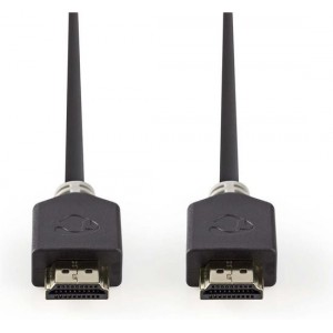 Nedis CVBP34000AT20 High Speed Hdmi-kabel Met Ethernet Hdmi-connector - Hdmi-connector 2,0 M Antraciet