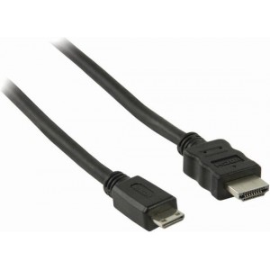 Nedis CVGB34500BK20 High Speed Hdmi-kabel Met Ethernet Hdmi-connector - Hdmi-miniconnector 2,0 M Zwart