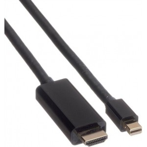 ROLINE 11.04.5797 video kabel adapter 3 m Mini DisplayPort Zwart