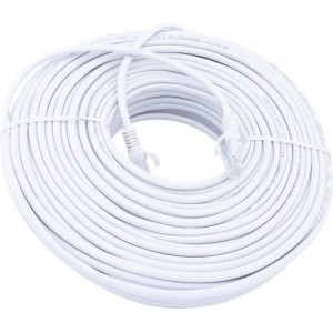 50 meter premium UTP kabel - Tot 1000 Mbps - Wit - Incl. RJ45 stekkers - Hoge kwaliteit