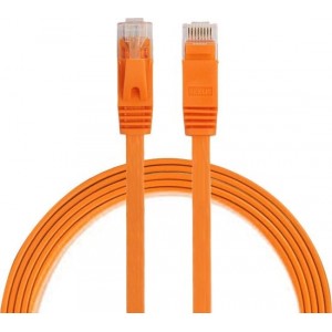 By Qubix internetkabel - 1 meter - oranje - CAT6 ethernet kabel - RJ45 UTP kabel met snelheid van 1000Mbps
