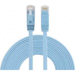 By Qubix internetkabel - 5 meter - blauw - CAT6 ethernet kabel - RJ45 UTP kabel met snelheid van 1000Mbps