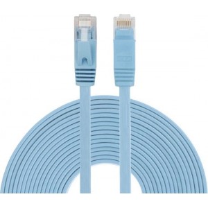By Qubix internetkabel - 10 meter - blauw - CAT6 ethernet kabel - RJ45 UTP kabel met snelheid van 1000Mbps
