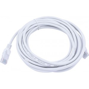 5 meter premium UTP kabel - Tot 1000 Mbps - Wit - Incl. RJ45 stekkers - Hoge kwaliteit