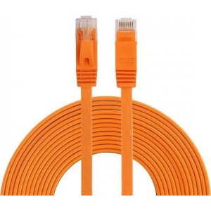 By Qubix internetkabel - 15 meter - oranje - CAT6 ethernet kabel - RJ45 UTP kabel met snelheid van 1000Mbps