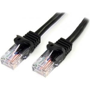 Startech 45PAT3MBK - Cat 5 UTP-kabel - RJ45 - 3 m - Zwart