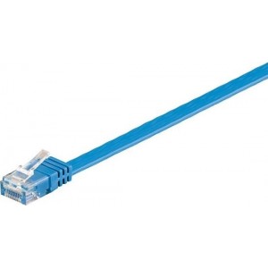 Wentronic CAT6 Netwerkkabel - RJ45 - Blauw - 10 m