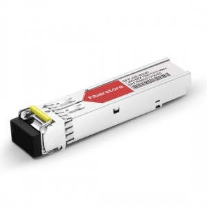 D-Link DEM-331T Compatible 1000BASE-BX-D BiDi SFP 1550nm-TX/1310nm-RX 40km DOM Transceiver Module