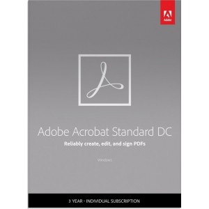 Adobe Acrobat Standard DC - 1 Apparaat - 3 Jaar - Multi Languages - Windows Download